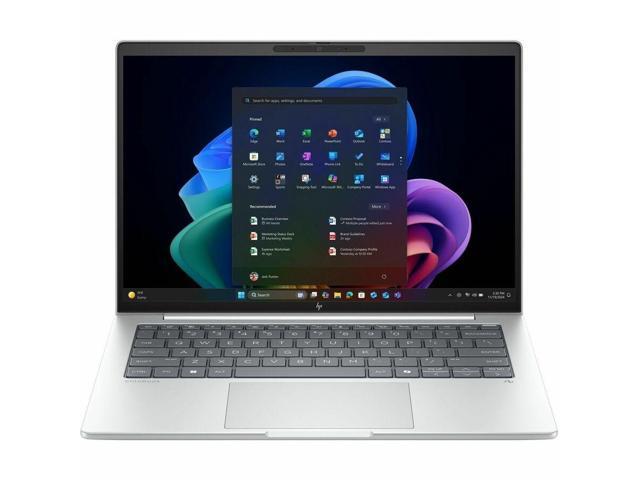 HP - EliteBook 14" Touchscreen Laptop - Intel Core Ultra 5 238V with 32GB Memory - 512GB SSD - Glacier Silver - image 9