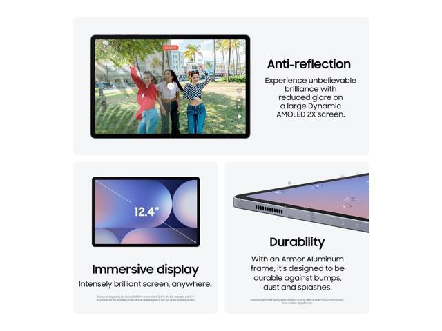 Samsung - Galaxy Tab S10+ - 12.4" 512GB - Wi-Fi - with S-Pen - Moonstone Gray - image 11