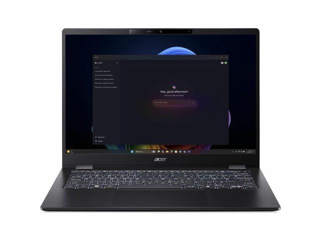 Acer - TravelMate P6 14 AI P614-54T 14" IPS LCD 1920 x 1200 (WUXGA) Touch Screen - Intel Core Ultra 7 - 32GB Mem - 1TB SSD - Black - image 6