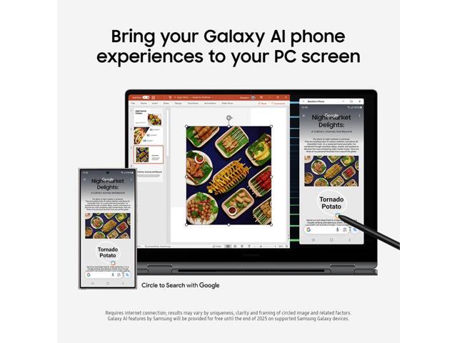 Samsung - Galaxy Book5 Pro 360 - Copilot+ PC - 16" AMOLED Touch Screen Laptop - Intel Core Ultra 7 - 16GB Memory - 1TB SSD - Gray - image 11