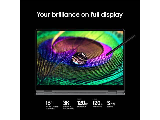 Samsung - Galaxy Book5 Pro 360 - Copilot+ PC - 16" AMOLED Touch Screen Laptop - Intel Core Ultra 7 - 16GB Memory - 1TB SSD - Gray - image 12