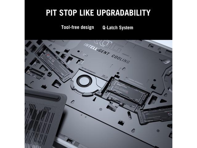 ASUS - ROG Strix G16 16" FHD+ 165Hz Gaming Laptop - Intel Core i7-14650HX - 16GB RAM - NVIDIA GeForce RTX 5050 - 1TB SSD - Eclipse Gray - image 12