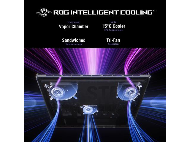 ASUS - ROG Strix G16 16" FHD+ 165Hz Gaming Laptop - Intel Core i7-14650HX - 16GB RAM - NVIDIA GeForce RTX 5050 - 1TB SSD - Eclipse Gray - image 10