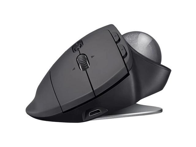 Logitech - MX ERGO S PLUS Wireless Ergonomic Trackball Mouse with 6 Programmable Buttons - Wireless - Graphite - image 11