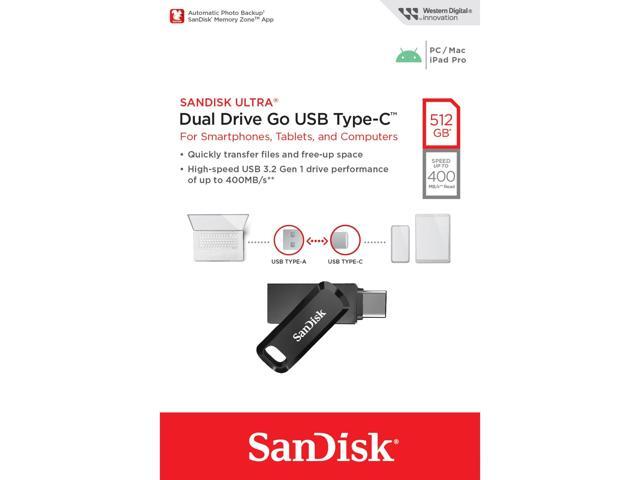 SanDisk - Ultra Dual Drive Go 512GB USB Type-A/USB Type-C Flash Drive - Black - image 7