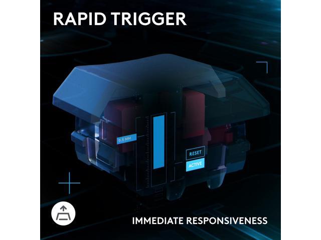 Logitech - G515 RAPID TKL Wired Mechanical Analog Low-Profile Switch Gaming Keyboard with LIGHTSYNC RGB - Black - image 9