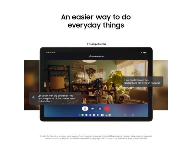 Samsung 11" Galaxy Tab A11+ Tablet (Wi-Fi + 5G, US Cellular, Gray) - image 10