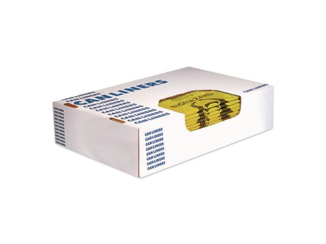 Healthcare Biohazard Printed Can Liners 30 gal 1.3 mil 30' x 43' Yellow 200/Carton A6043PY