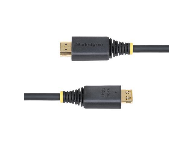 StarTech 8ft 2.4m High Speed HDMI Cable with Gripping Connectors 4K 60Hz/1440p 144Hz 18Gbps UHD HDMI 2.0 Cord TPE Jacket