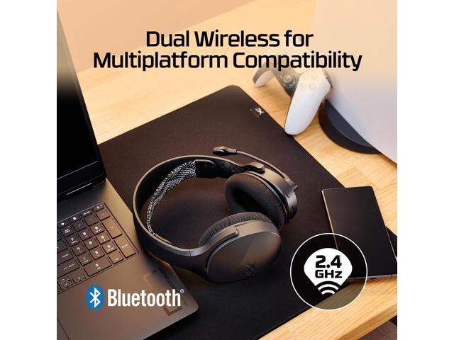 HyperX - Cloud Jet Dual Wireless Gaming Headset for PC, Mac, PS5, PS4, and Mobile - Black - image 9