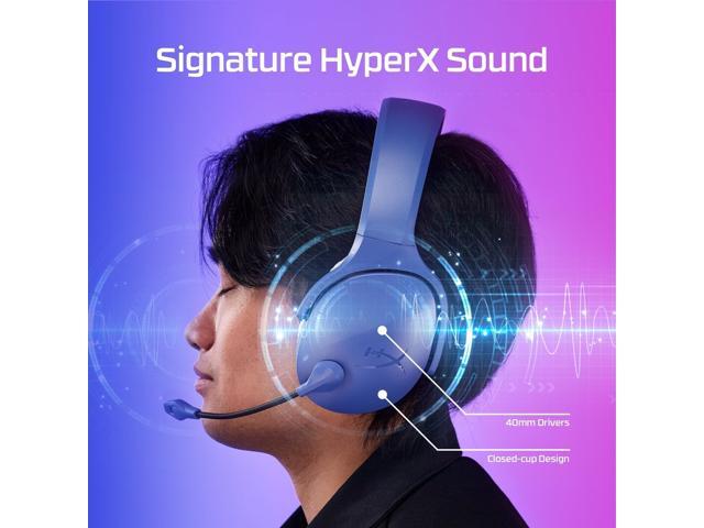 HyperX - Cloud Jet Dual Wireless Gaming Headset for PC, Mac, PS5, PS4, and Mobile - Black - image 10