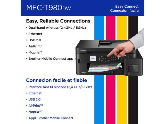 Brother MFC-T980DW INKvestment Tank Wireless Color Inkjet All-in-One Printer with up to 3-Years of Ink - image 7
