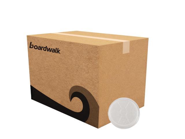 Round Aluminum To-Go Container Lids Dome Lid 7' Diameter Clear Plastic 500/Carton BWKROUND7CLID
