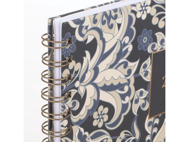 Elizabeth Weekly/Monthly Planner 11 x 8.5 Floral Artwork Blue Cover 12-Month Jan-Dec: 2026 1763905
