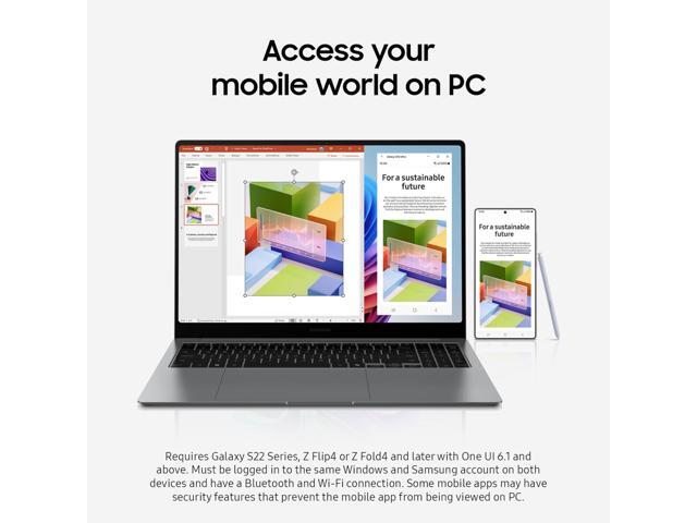 Samsung - Galaxy Book5 360 15.6" Touch Screen Laptop - Intel Core Ultra 7 with 16GB Memory - 512GB SSD - Gray - image 11