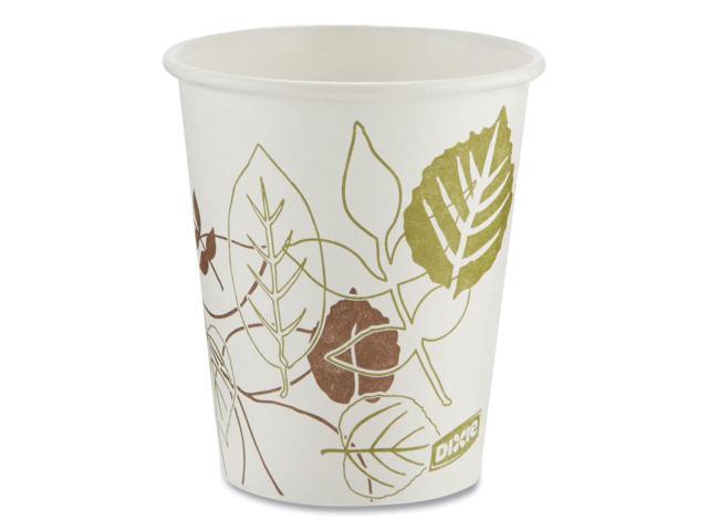 Dixie 2340PATH Pathways Paper Hot Cups, 10 oz (Case of 1000)