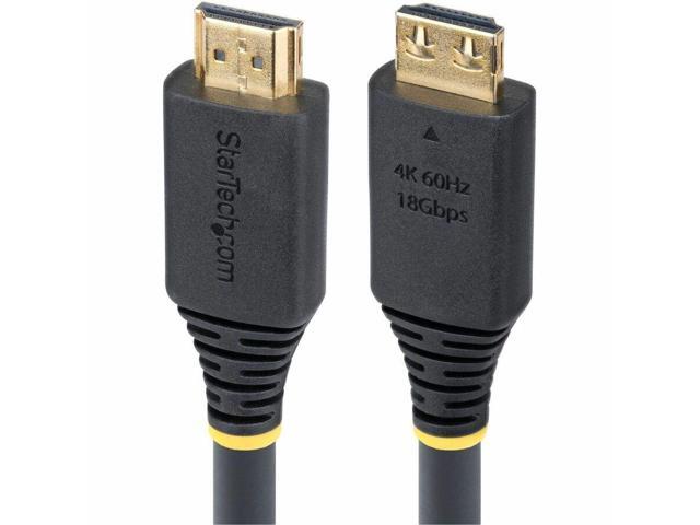 StarTech 20ft (6.1m) High Speed HDMI Cable with Gripping Connectors, 4K 60Hz/1440p 144Hz, HDR10/HDCP 2.2/ARC, 18Gbps, UHD HDMI Cord for...