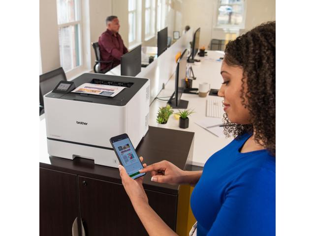 Brother - HL-L8430CDW Business Color Laser Printer with Low-Cost Printing and Wireless Networking - White - image 6