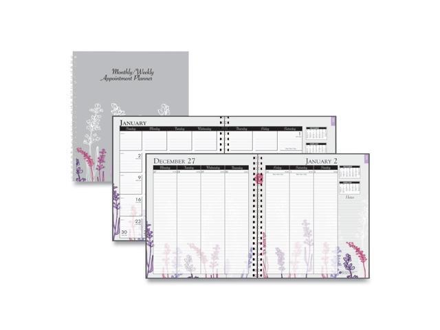 House of Doolittle Monthly Weekly Planner 9x7 Wild Flowers 2026
