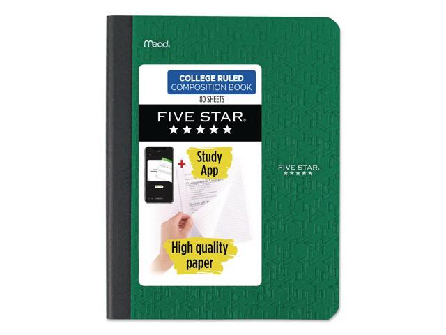 Composition Book Medium/College Rule Randomly Assorted Cover Color 80 9.75 x 7.5 Sheets 850065