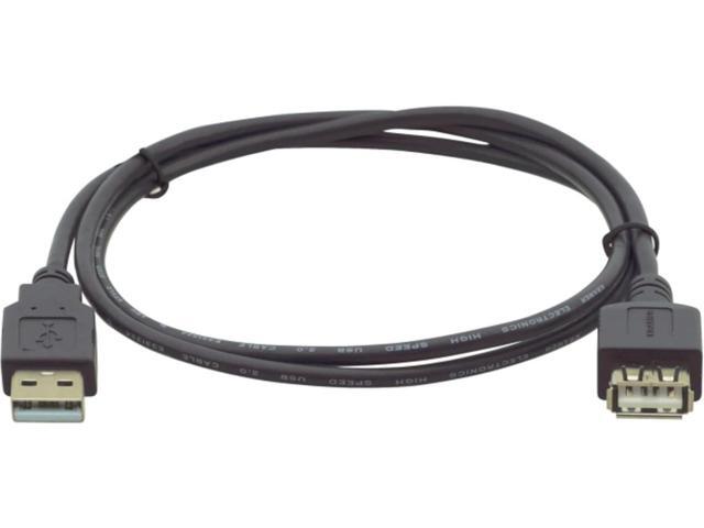 KRAMERS C-USB/AAE IS A HIGH-SPEED USB 2.0 TYPE-A MALE TO TYPE-A FEMALE CABLE USE
