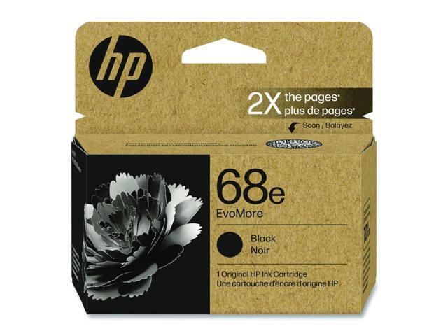 HP 68e EvoMore Black Original Ink Cartridge, ~320 pages, 7FP22TN