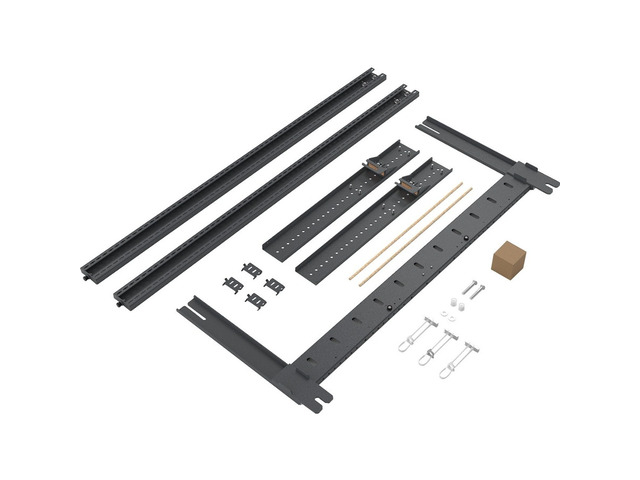 Heckler Design Wall Mount for Display Video Conference Equipment Black Gray