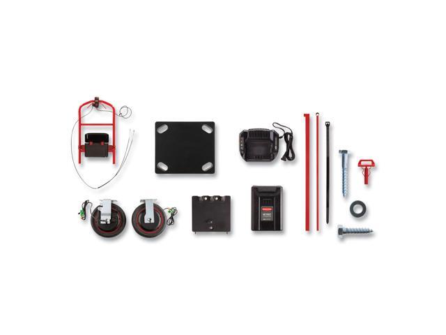 Motorized Kit for 30' x 60' Platform Trucks Large DC Motor 60 V Lithium-Ion Battery 0.5 mph to 3 mph Black/Red 2173661