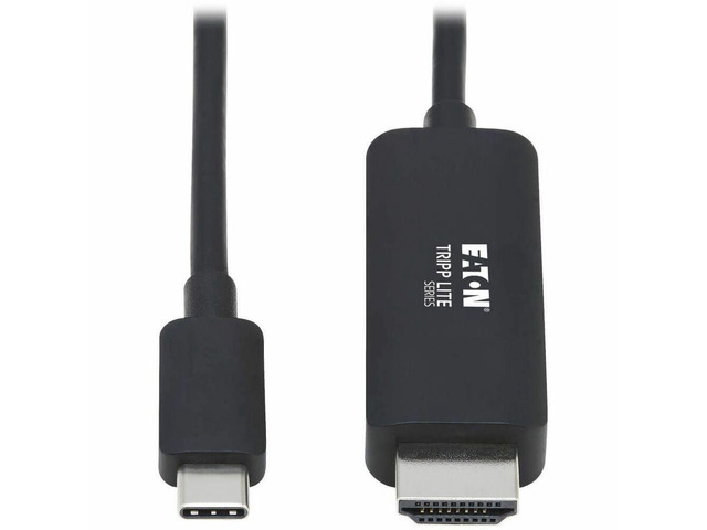 Tripp Lite U444-006-HBE USB-C to HDMI Adapter Cable M/M Black 6 ft. U444006HBE