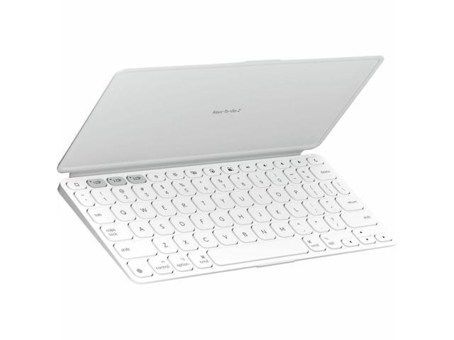 Logitech - Keys-To-Go 2 Slim Portable Bluetooth Keyboard for iPad, iPhone, Mac, and Apple TV With Built-in Cover - Pale Gray - image 11