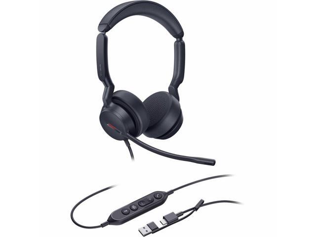 UH44 Dual UC USB-C/A - USB Professional Wired Headset - USB-C and USB-A adapter included (1308187)