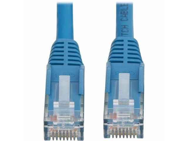 Tripp Lite Cat6 Gigabit Snagless Molded UTP Ethernet Cable (RJ45 M/M), PoE, LSZH, Blue, 5 m - 16.40 ft Category 6 Network Cable for Network Device,... Tripp Lite Cat6 Gigabit Snagless Molded UTP Ethernet Cable (RJ45 M/M), PoE, LSZH, Blue, 5 m - 16.40 ft Category 6 Network Cable for Network Device,...
