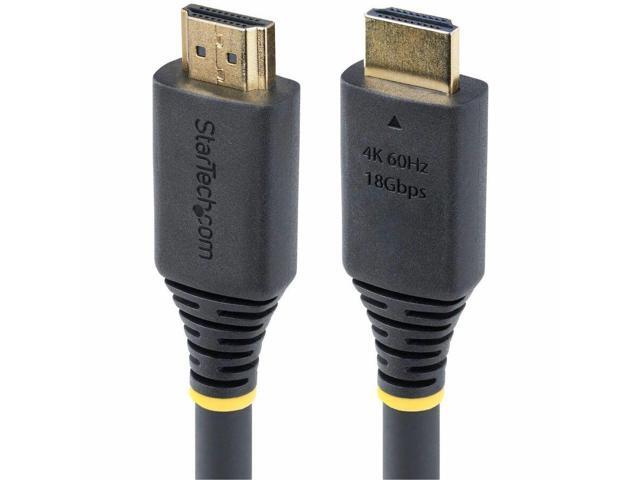 StarTech 50ft 15.2m Active High Speed HDMI Cable 4K 60Hz/1440p 144Hz 18Gbps UHD HDMI 2.0 Cord TPE Jacket
