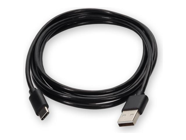 AddOn 2m USB A 2.0 Male to USB C 2.0 Male Black Extension Cable