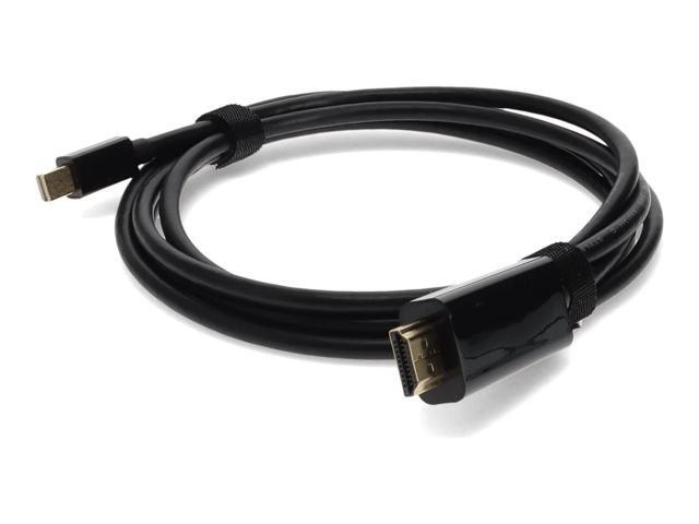 Startech 6 ft Mini DisplayPort to HDMI Cable - M/M - HDMI Male Digital Audio/Video - DisplayPort Male Digital Audio/Video - 6ft - Black - image 10