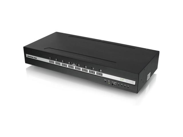 IOGEAR 8-Port Dual View DisplayPort Secure KVM Switch w/Audio and CAC Support TAA GCS1428TAA4C