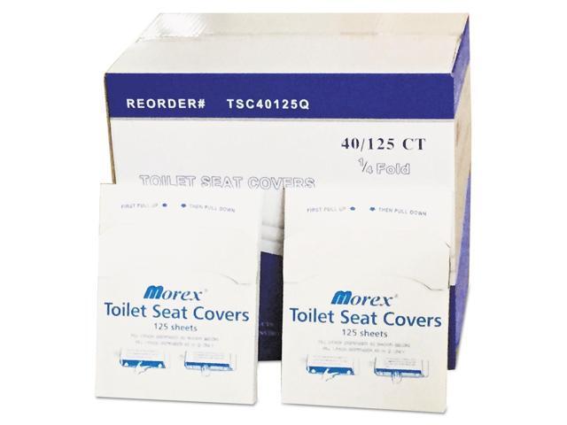 Quarter-Fold Toilet Seat Covers 14.17 x 16.73 White 5000/Carton GENTSC40125Q