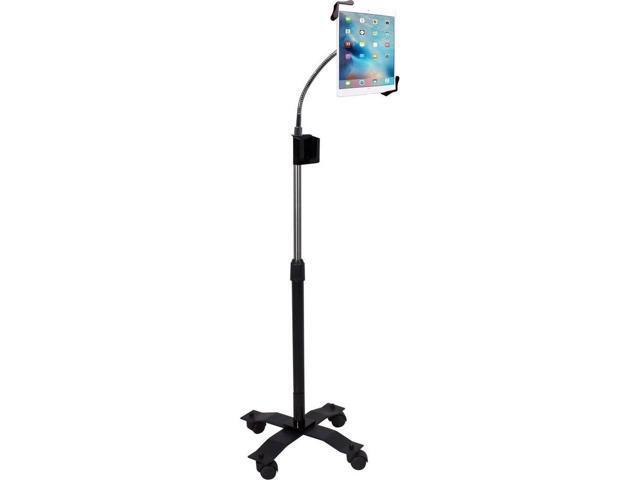 CTA Digital Compact Floor Stand w/ Gooseneck for 7-13' Tablets