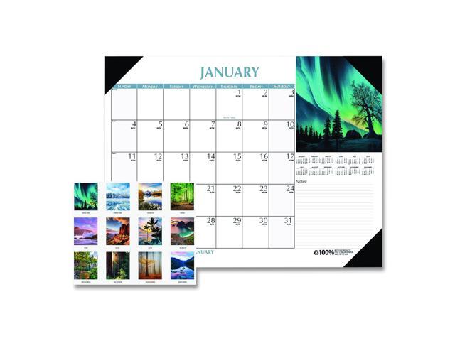 House of Doolittle Earthscapes Scenic Desk Pad Calendar 18.5 x 13 2026
