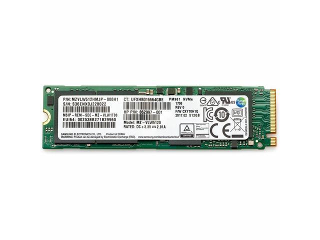 HP 512 GB Solid State Drive Internal PCI Express NVMe 1 Year Warranty 406L8AA