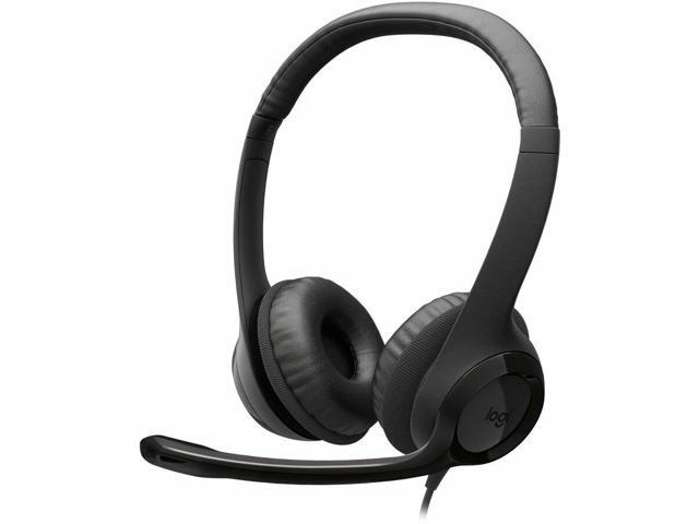 Logitech - H390 Wired USB-C On-Ear Stereo Headphones with Noise Canceling Microphone - Black - image 9