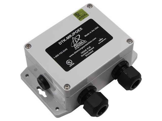 Ditek - DTK-MRJPOEX - DITEK DTK-MRJPOEX Surge Suppressor/Protector - RJ-45 - 144 VA - 48 V Input - Network