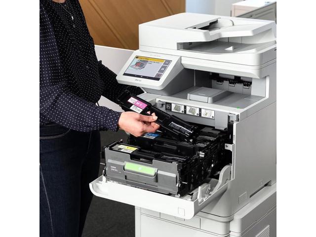 Brother TNE80Y Original Super High (XXL Series) Yield Laser Toner, Yellow