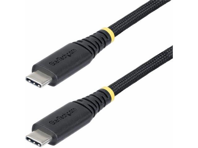 StarTech 10ft (3m) USB-C Charging Cable, 240W (5A) PD EPR, Dual-Layer Silicone/Braided Jacket, USB 2.0 Laptop Charger Cable, USB-IF Certified,...