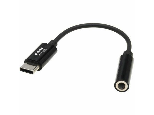 Eaton Tripp Lite Series USB-C to 3.5 mm Headphone Jack Adapter