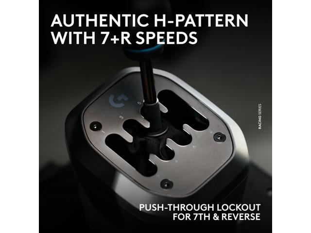 Logitech - RS H-SHIFTER Sim Racing Gear Shifter compatible with PRO, RS50 Racing Wheel Base - Black - image 10
