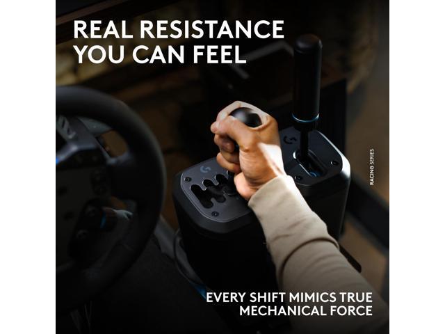 Logitech - RS H-SHIFTER Sim Racing Gear Shifter compatible with PRO, RS50 Racing Wheel Base - Black - image 12
