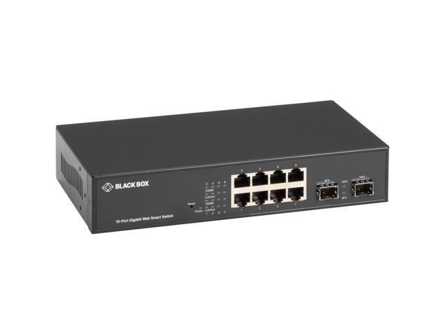 Black Box LGB700 Series Web Smart Gigabit Ethernet Switch - SFP, 10-Port