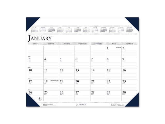House of Doolittle Executive Monthly Desk Pad Calendar 24x19 2026