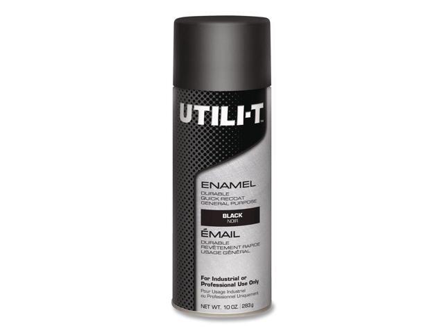 UTILI-T Spray Paint Gloss Black 10 oz Aerosol Can 6/Carton 387390 UTILI-T Spray Paint Gloss Black 10 oz Aerosol Can 6/Carton 387390